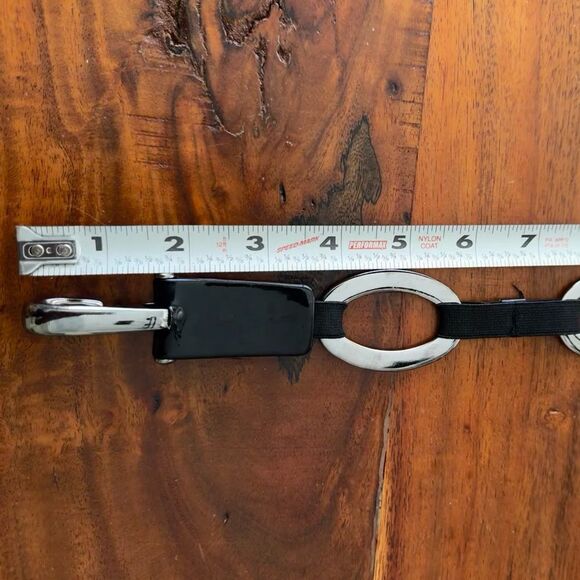 SUZI ROHER LEATHER & METAL LINK BELT - Picture 6 of 10